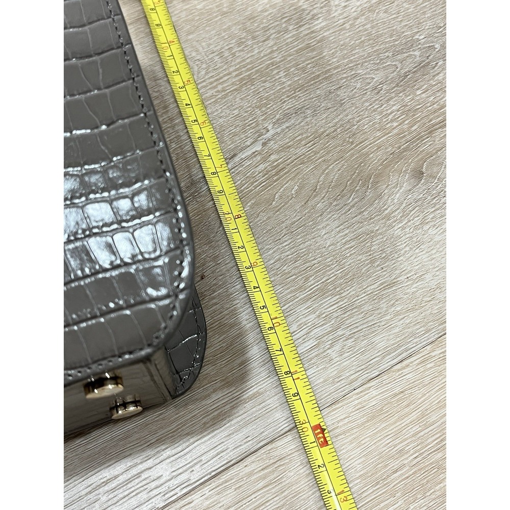 Aspinal Of London Gigi Crocodile Embossed Leather Bag - Picture 13 of 14